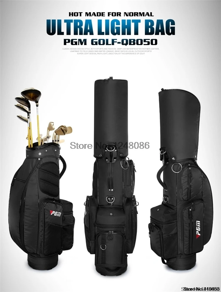 Pgm Выдвижная сумка для гольфа подставка для дисков Caddy подушка безопасности нейлоновая сумка для гольфа дорожная авиационная посылка большая емкость D0479