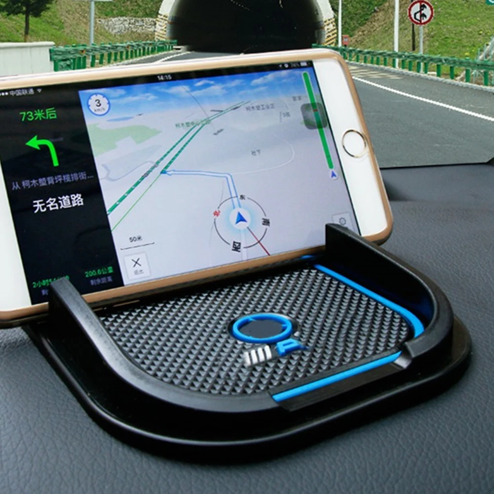 Автомобильный нескользящий коврик carманgo держатель на мобильный телефон для