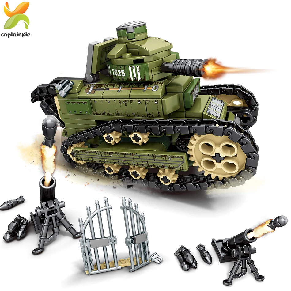 368 шт. Детский конструктор Renault FT17 | Игрушки и хобби