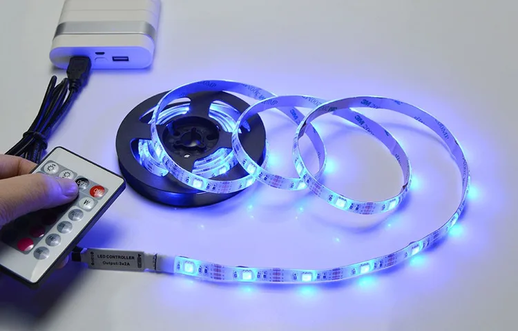 Горячая USB Светодиодная лента 5050SMD DC5V гибкий светодиодный водонепроницаемый фонарь с 15 м HD tv настольный компьютерный экран подсветка поляризованный свет