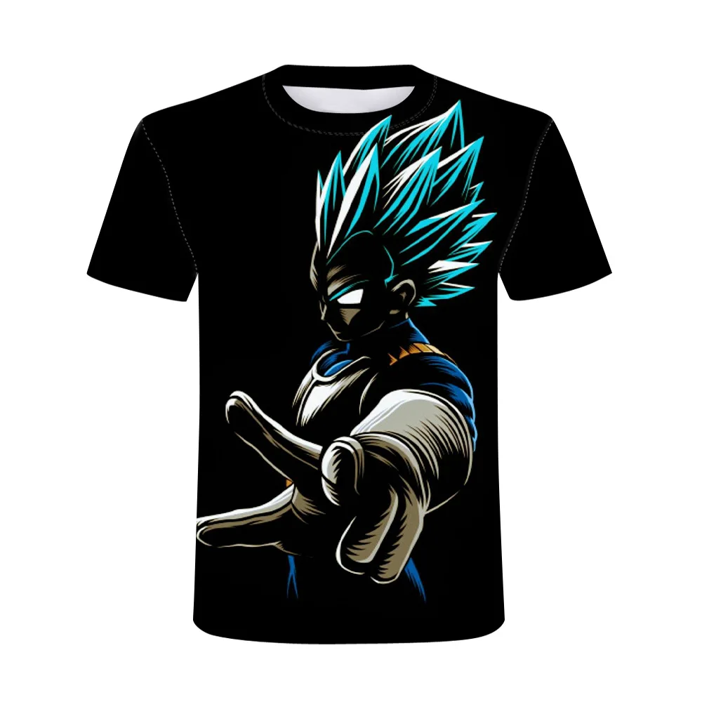 

New Men/Boys Girls Summer Japanese Anime 3D Printing T-Shirts Monkey Fight Fashion Breathable Polyester Top Tee 110-XXS-6XL