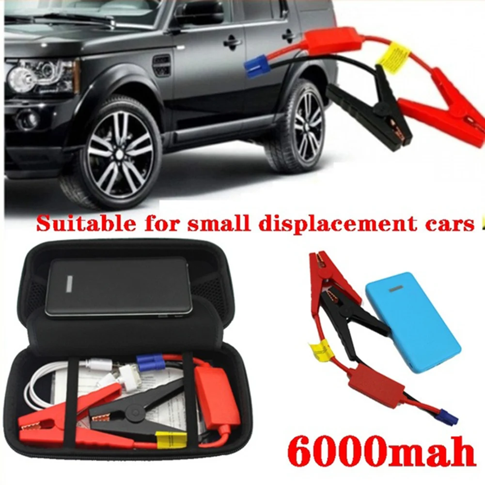 

12V Power Bank Portable Charging 6000 mAh Car Jump Starter Emergency Battery Charger Power Bank for Devices