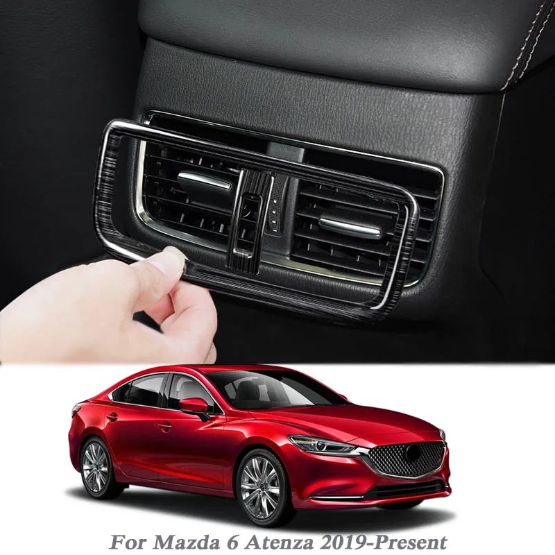 Для Mazda 6 Atenza 2019 подарок Стайлинг автомобиля АБС пластик задний выход для