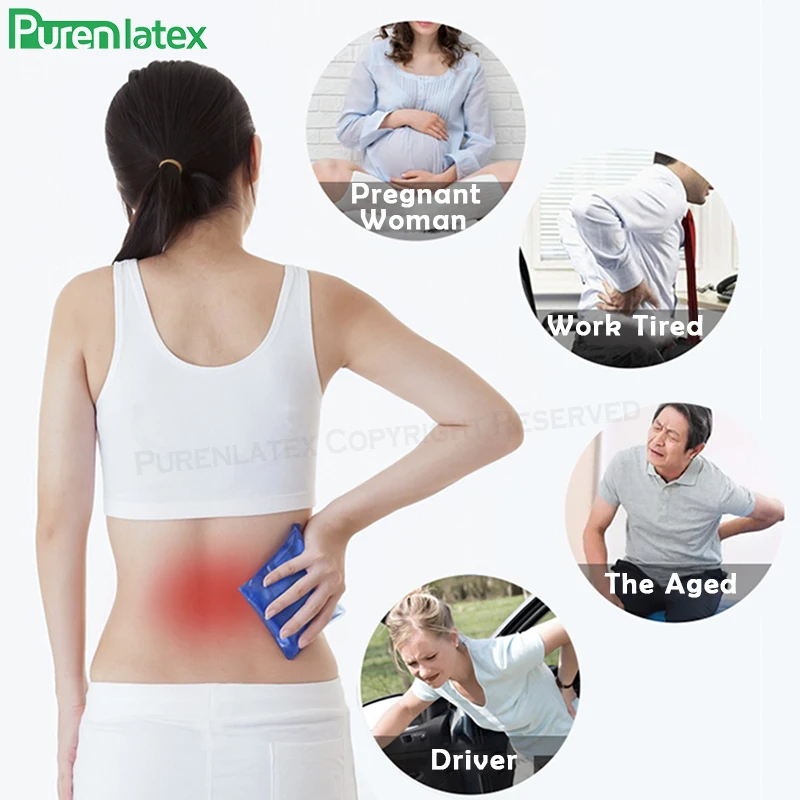 Мягкая подушка для сна PurenLatex с эффектом памяти облегчения боли в