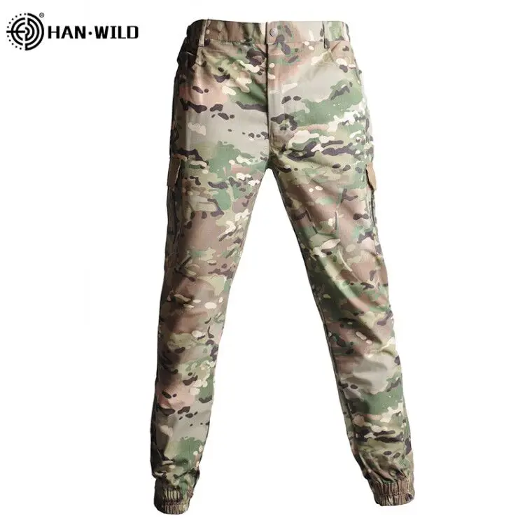 

HANWILD Tactical Jogger Pants Hunting Pants Men Streetwear Army Military Camouflage Cargo Pants Work Trousers Urban Casual Pants