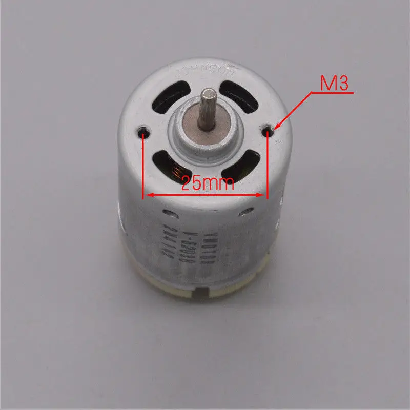 JOHNSON RS-540 мотор DC6V-12V 20000RPM Высокий Скорость высокое Мощность 5-контактный Vmotor микро 35,5 мм электрическая дрель пылесос
