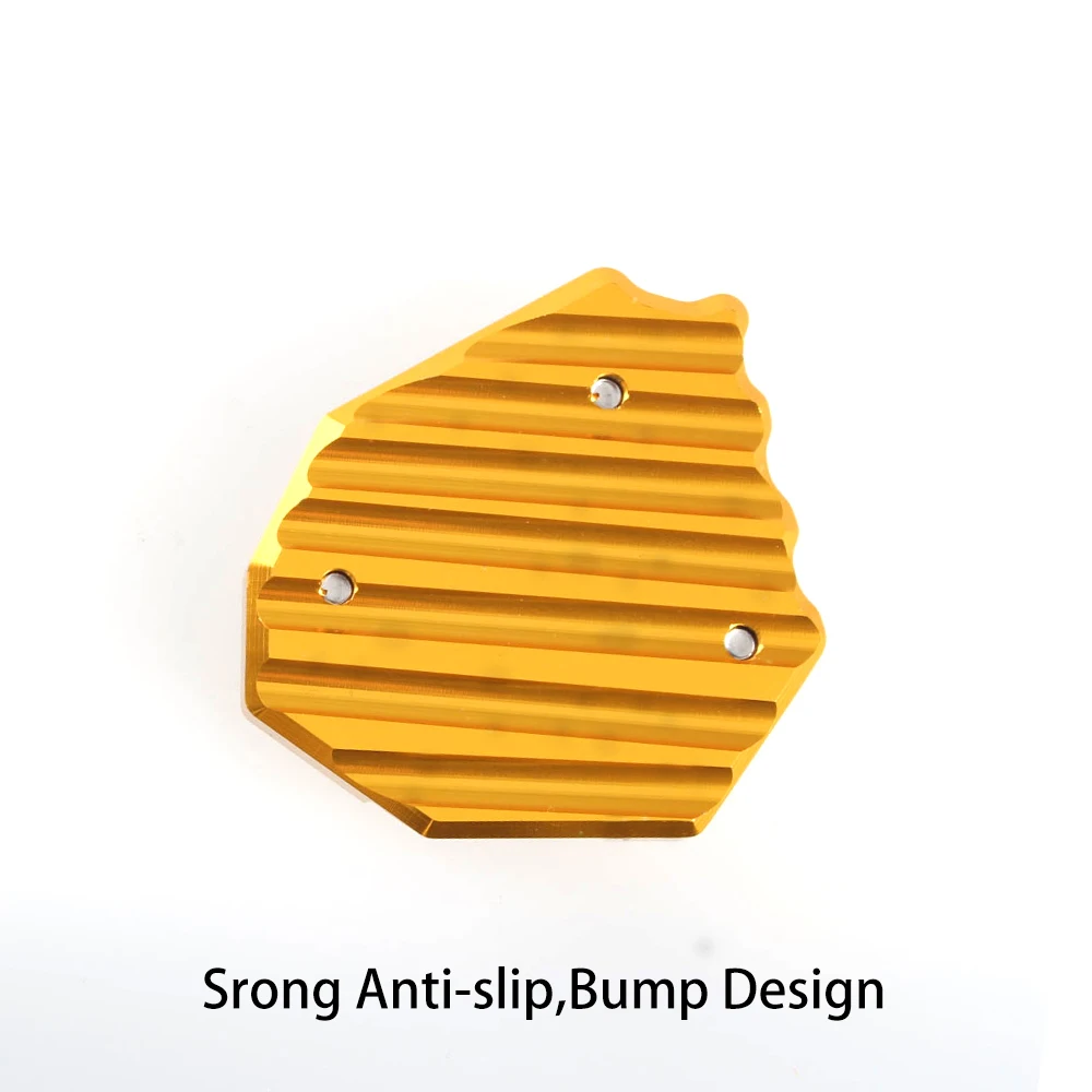 Motorcycle Side Stand Extension Pad for BMW S1000XR 2015 2016 2017 2018 Non-slip CNC Kickstand Protector Enlarger Support Plate |