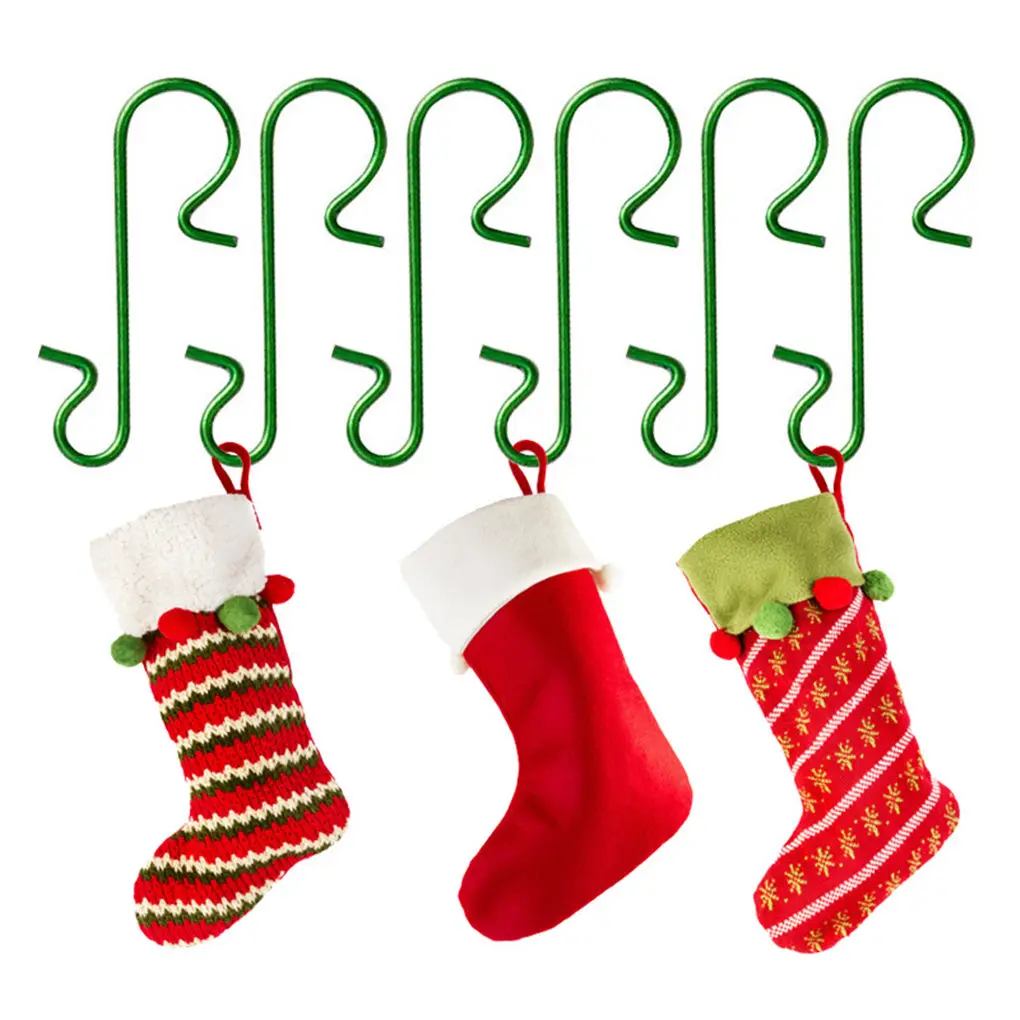 

S-образная металлическая вешалка для украшения рождественской елки