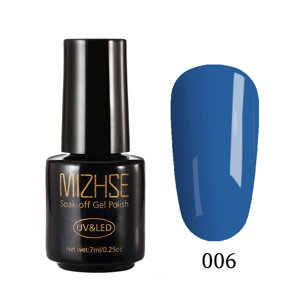 LSYJ006 MIZHSE Гель-лак для ногтей 7 мл UV Vernis Полупостоянный праймер верхнее покрытие для маникюра xx цветов гелевое покрытие для ногтей гель-арт - Цвет: LSYJ006