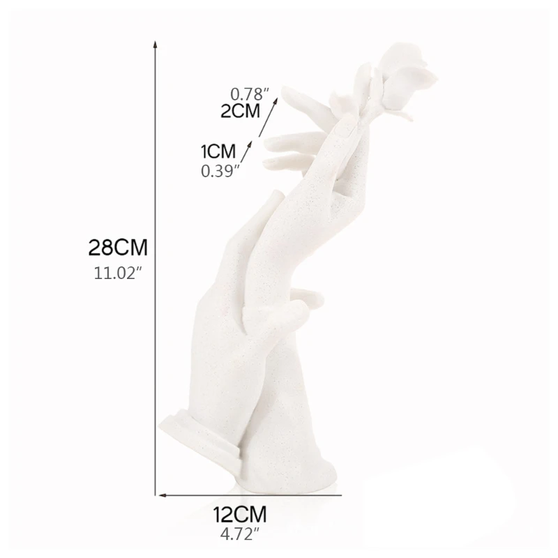 

Fashion Resin Ring Hand Mold Jewelry Display Manequin Ring Holder Jewelry Display Stand Rack Bracelet Necklace Showing