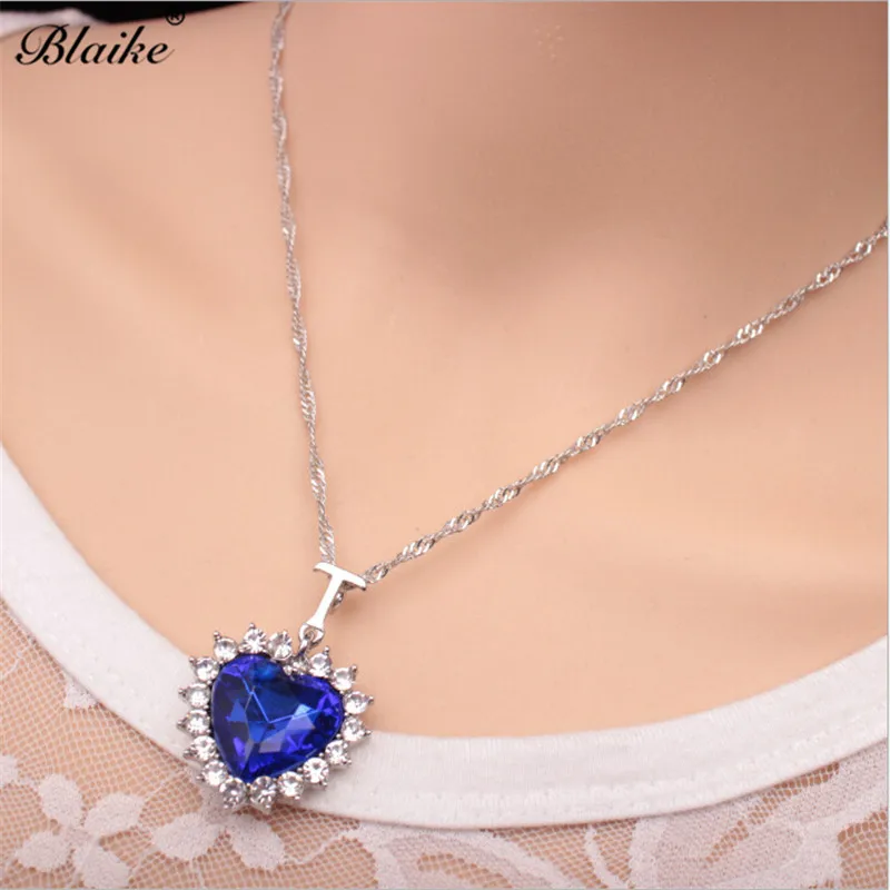 Женское колье с подвеской Титаника Blaike свадебное ювелирное изделие из белого