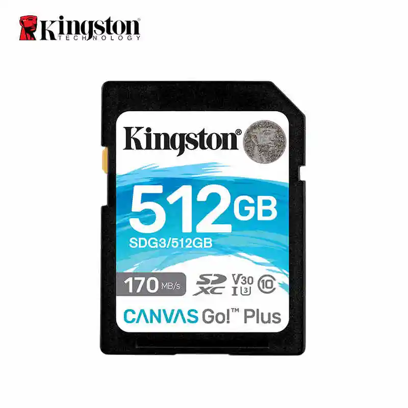 Карта памяти Kingston SD оригинальная флеш карта 128 Гб 64 ГБ 32 256 класс 10 uhs i U3 4K для