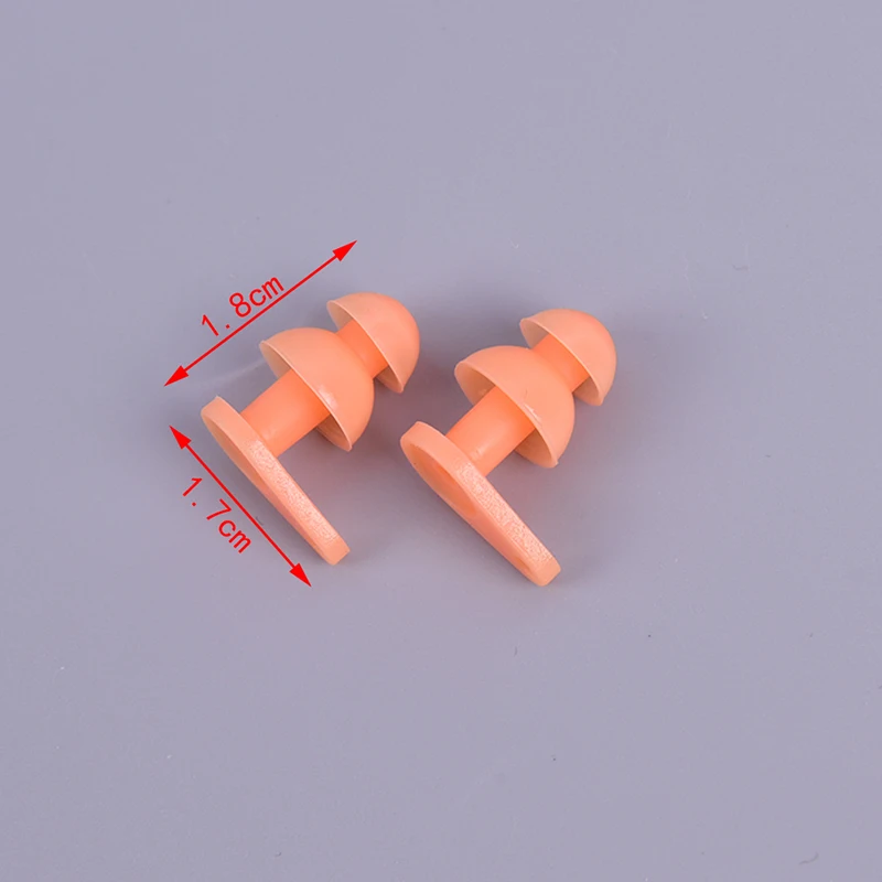 

2pcs Soft Anti-Noise Ear Plug Waterproof Swimming Silicone Swim Earplugs For Adult Children Swimmers Diving