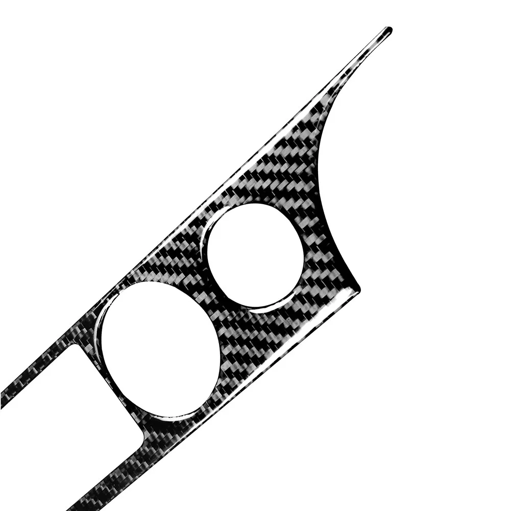 

Car Panel Trim Sticker Decoration Carbon Fiber Headlight Switch AC Switch Trim Auto Styling Trim Cover Sticker Parts