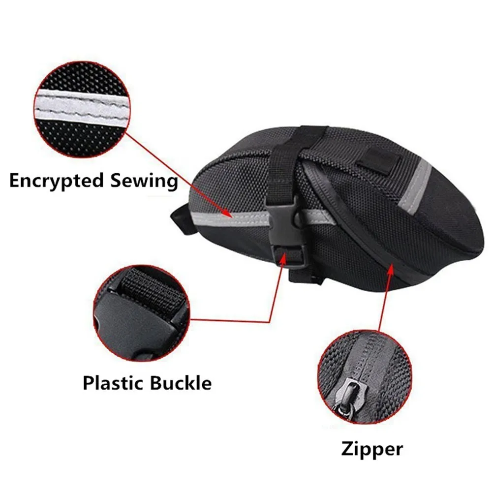 

Waterproof Bike Saddle Bag Bicycle Under Seat Storage Tail Pouch Cycling Bags Bicycle Tail Bags Rear Pannier Cycling Equipment