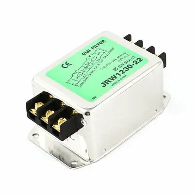 

AC 250V 30A металлическая линия электропитания EMI фильтр серебристого цвета