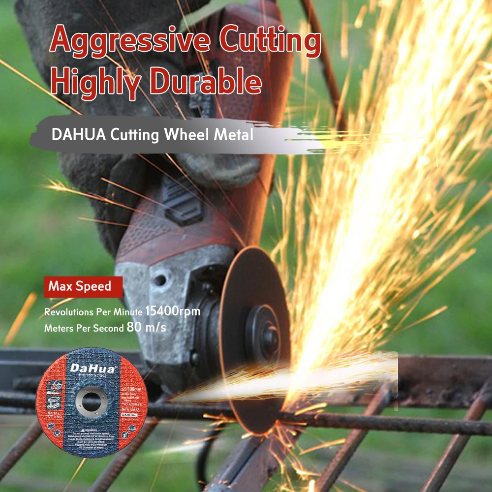 

6 PCS Abrasive Cut-Off Wheel Aluminum Oxide 9" 230mm Metal Cut Off Disc 3mm Thick For Metal And Stainless Steel