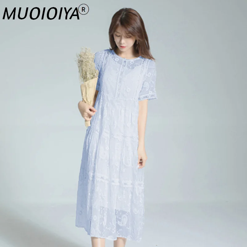 

100% Real Silk Summer Dress 2022 White Long Dress Female Beach Dresses for Women Two-piece Vestidos De Mujer Casual Gxy13