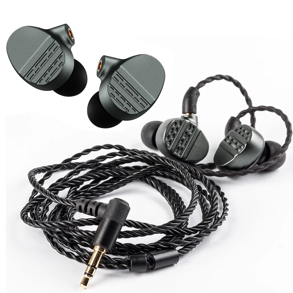 Наушники KBEAR HI7 6BA + 1DD Hybird проводные наушники гарнитура с кабелем MMCX Kb H17 для