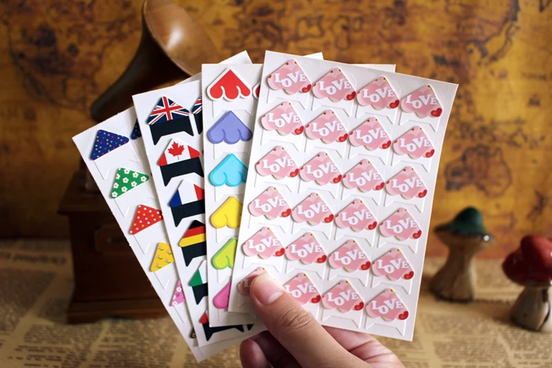 5 листов 120 шт альбом сделай сам угловая наклейка бумажная s Скрапбукинг защита