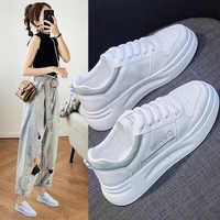 ins han edition white shoe tide female students of new fund of 2021 autumn thick bottom breathable sponge sandals women stree