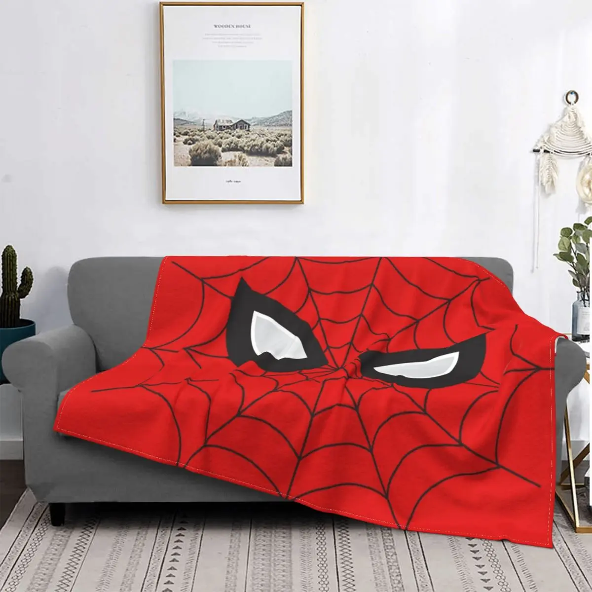 

Manta a cuadros de Anime, colcha para cama, sofah cama, manta double para cama