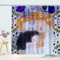 Design Gustav Klimt Mother Child Shower Curtain