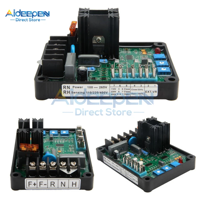 GAVR-8A AVR 8A GAVR 8A Универсальный генератор автоматический регулятор напряжения модуль 110/220/440 VAC Программируемый Вход AC 90 V-480 V