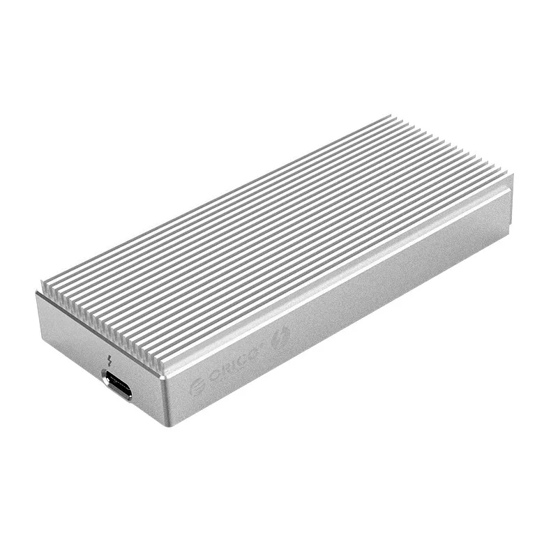 Orico SCM2T3-G40-SV-BP Thunderbolt 3 Series NVMe M.2 SSD Enclosure Support 2TB Aluminum Hard Drive Enclosure For Laptop Desktop