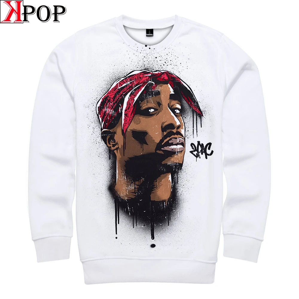 2pac 3D Повседневная Популярная крутая Базовая хип-хоп популярная модная удобная