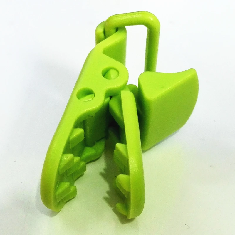

Hot selling 10pcs 12 Colors For Options Plastic Clip Plastic Pacifier Clip Transparent Soother Clip For Baby Random Colors 20mm