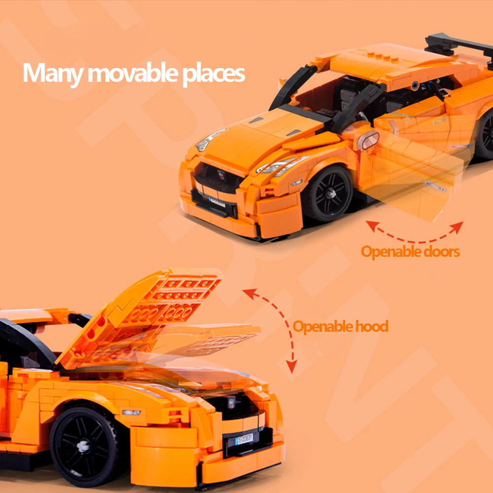 SY блочный город гоночные автомобили строительные блоки модель супер скоростных