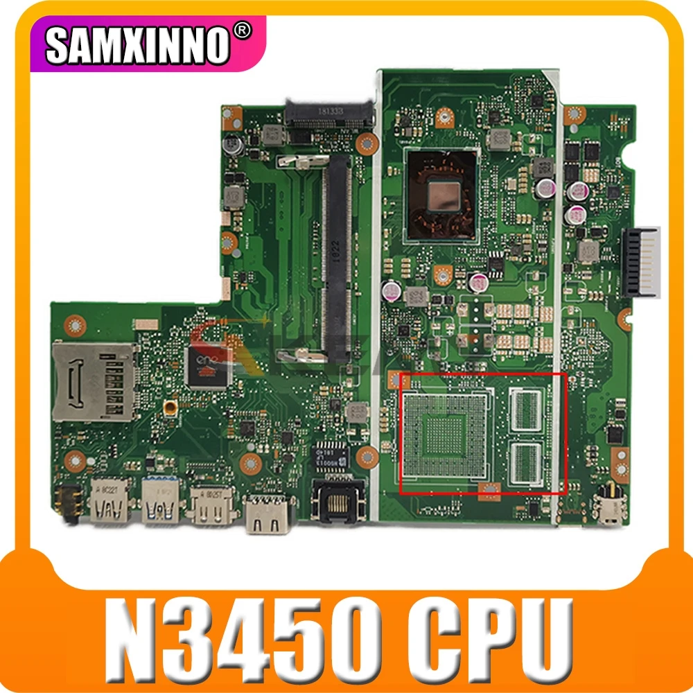 

X541NA Laptop motherboard Celeron N3450 CPU GM for ASUS X541NA X541N X541NC original mainboard