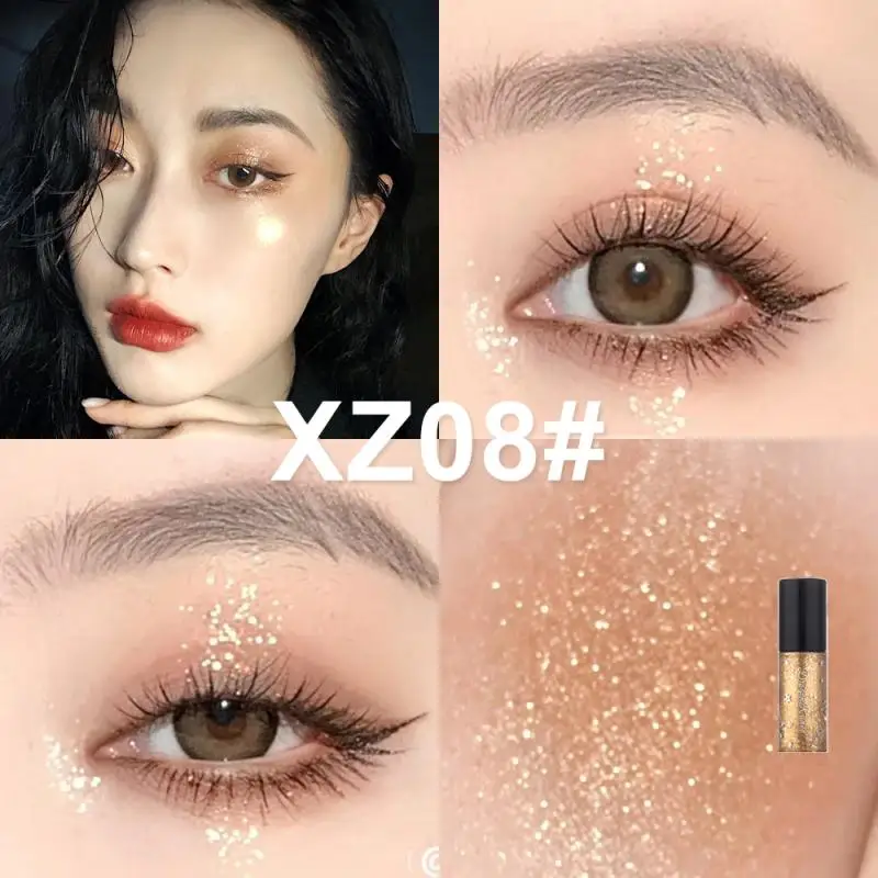 Жидкие тени для век перламутровая жидкая подводка глаз лежащий Шелкопряд