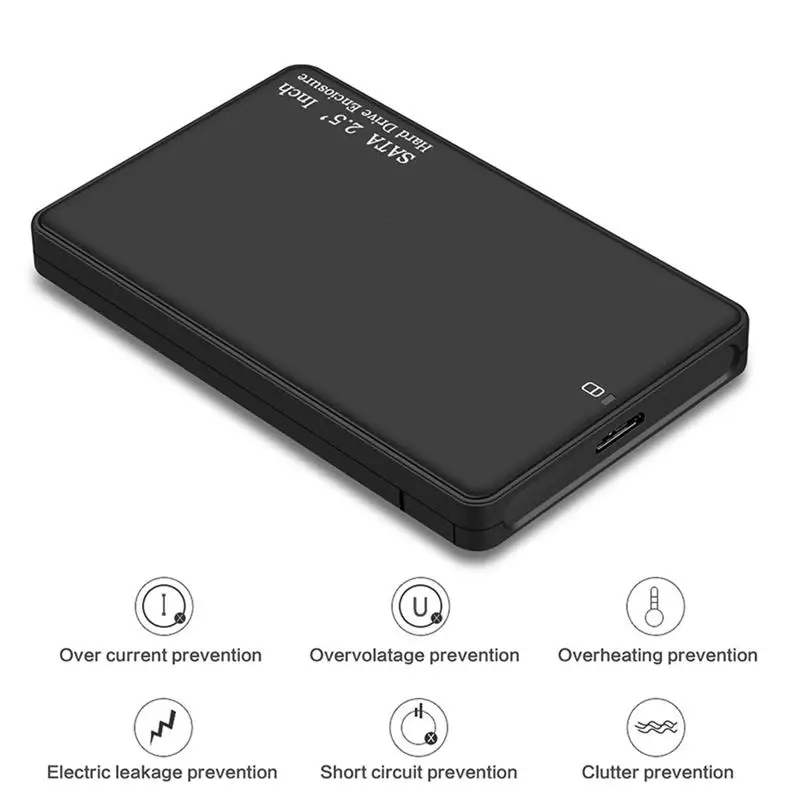 Чехол для HDD 2 5 SATA 3 0 на USB адаптер Корпус жесткого диска SSD диск Тип корпуса чехол HD