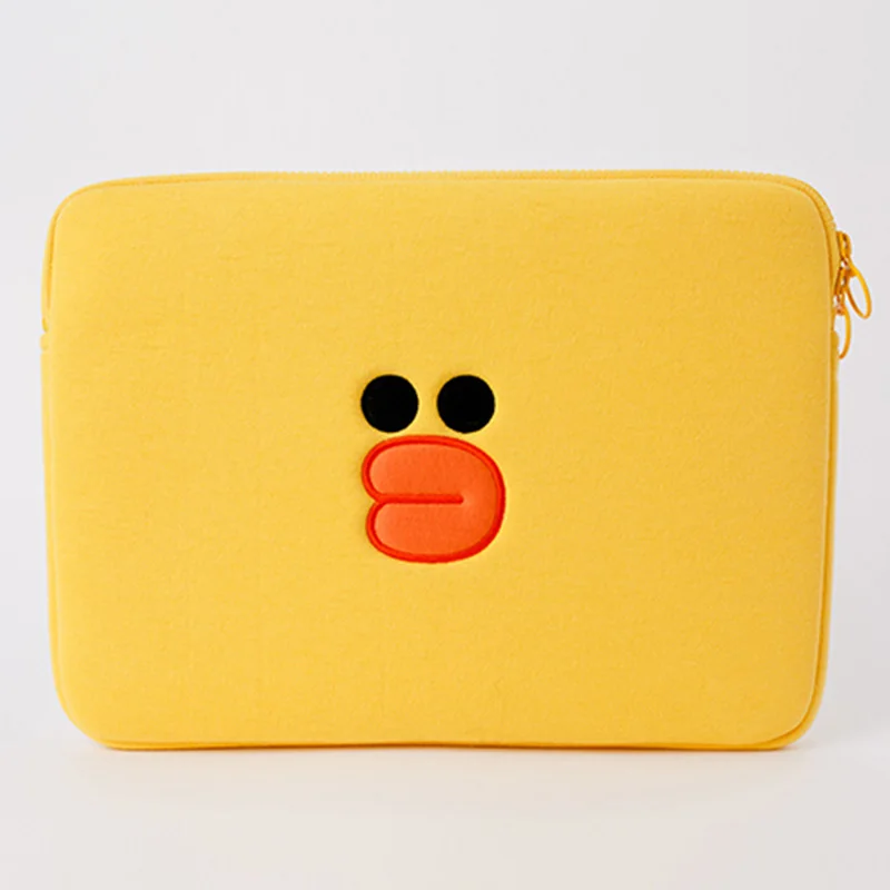 Yellow Милые сумки для ноутбуков с клапаном мешочек для таблеток Чехол для Funda Apple iPad 8 10 для Macbook Air 11 12 13 15 15,6 Для Xiaomi Mi Pad Air 13,3 - Цвет: Yellow