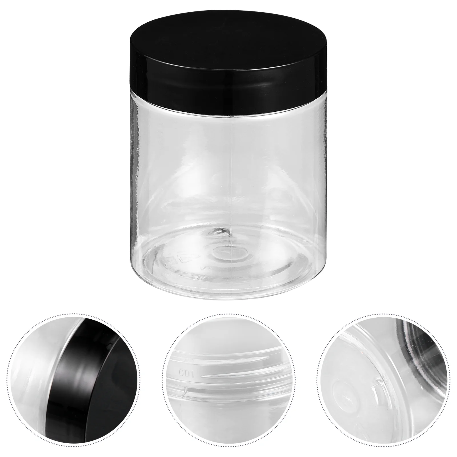 

12pcs 140ml Cosmetic Facial Cream Jars Empty Refillable Lotion Storage Boxes