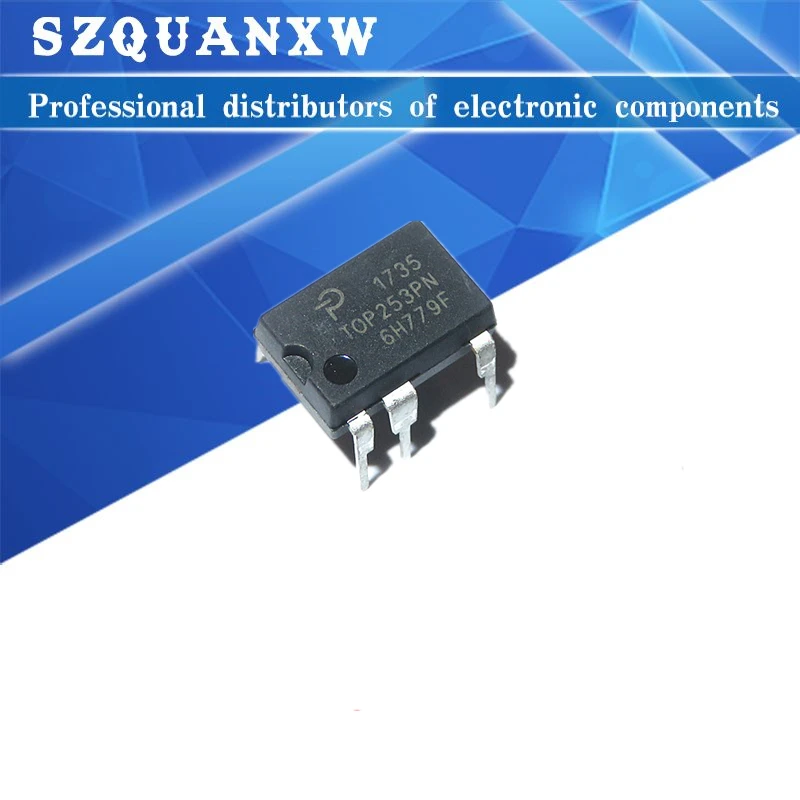 

5 шт. TOP253PN TOP253 DIP-7 TOP253P DIP TOP258PN TOP258 TOP256PN TOP256 TOP254PN TOP254 TOP209PN TOP209 TOP210PFI TOP210