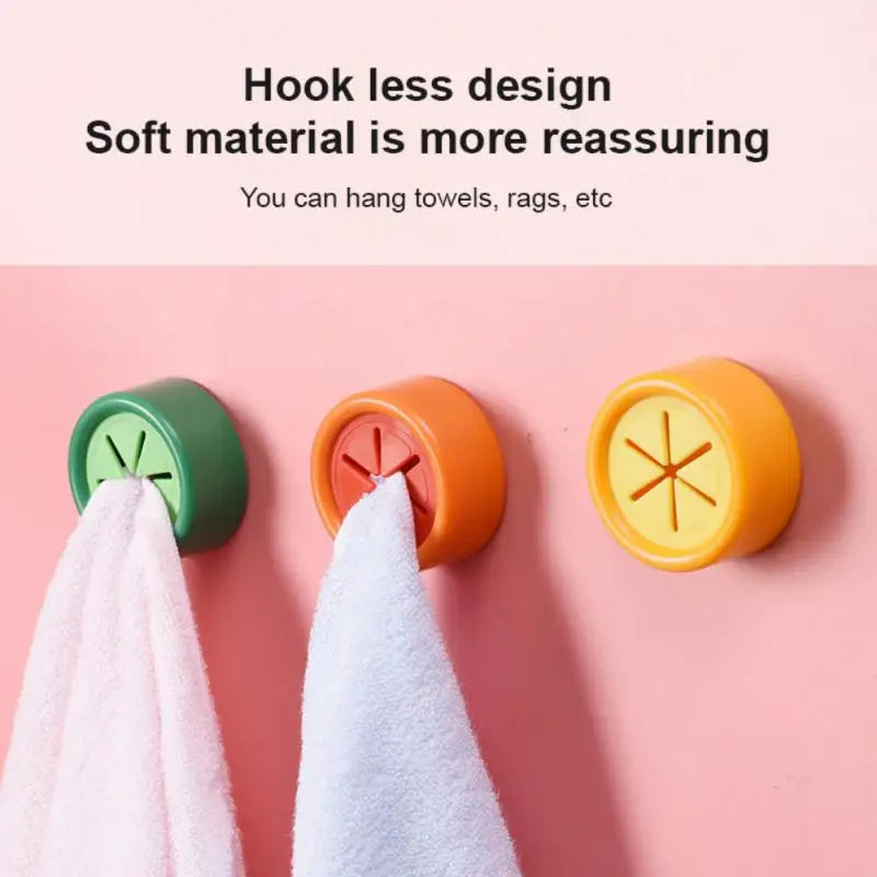 

Towel Holder Sucker Wall Rack Free Punch Storage Racks Hanger Free Dishcloth Towel Rack Cleaning Hook Tools For Bathroom Kitchen