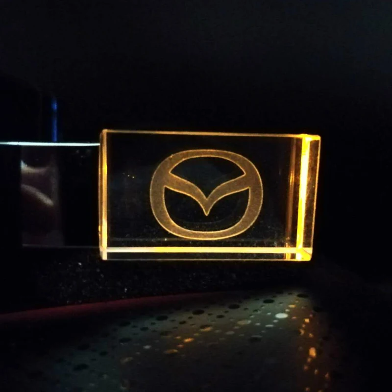 USB флеш накопитель Mazda 4/8/16/32/64/128 ГБ металлический корпус с логотипом на заказ|USB