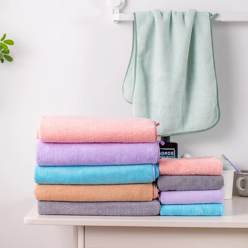 Полотенце из кораллового бархата сверхтонкое волокно домашнее банное полотенце