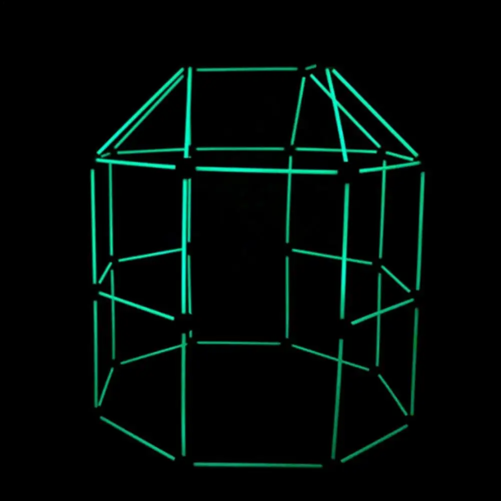 

Luminous Construction Set Fort Building Kit Fort Castles Tunnels Tents Kit Diy 3d Play House Building Toys For Boys Girls