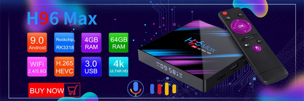 H96 MAX Plus ТВ приставка Android 9,0 4 Гб ОЗУ 32 Гб 64 Гб ПЗУ RK3328 телеприставка 5G Wifi 4K смарт медиаплеер pro PK X96 RK3318 HK1