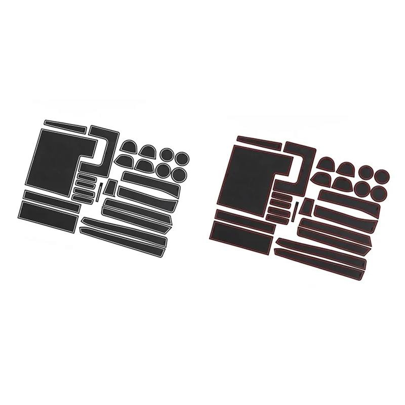 

Gate Slot Mat for Ford F150 2009-2014 Car Cup Mat Anti Non-Slip Door Groove Mats Pad Car Accessories