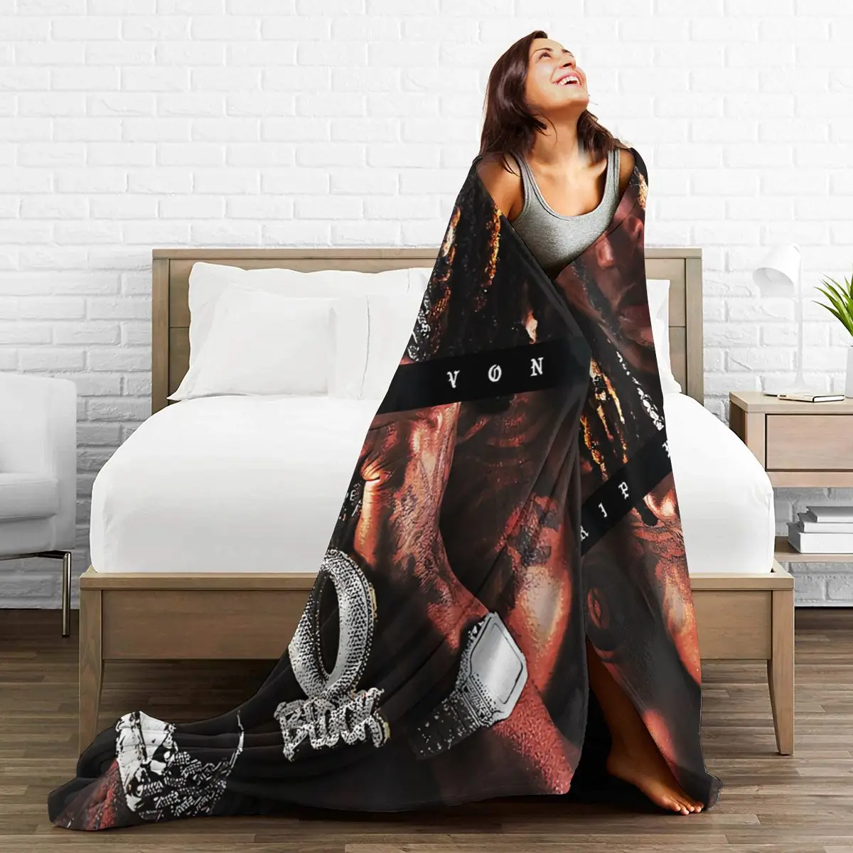 

3D Cartoon Sherpa Blanket Warm Super Soft Flannel Office Nap Bedspread Sofa Bedding Plush Quilt Plaids 296079196