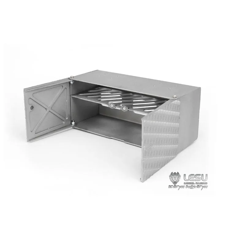 1/14 металлический ящик для инструментов LESU HINO700 прицеп TAMIYA трактор