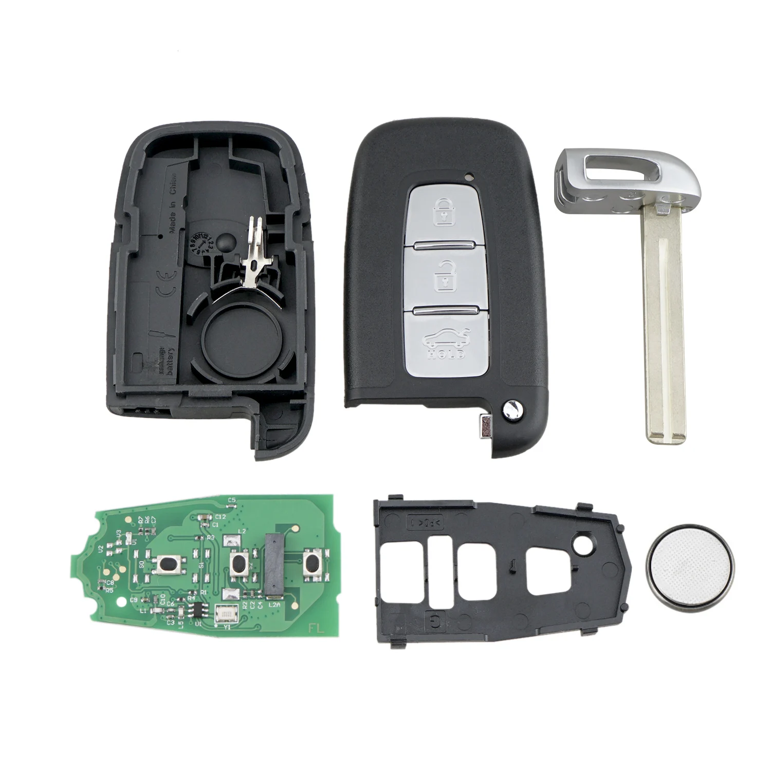 Для автомобильного ключа Hyundai Key SY5HMFNA04 для I30 I45 Ix35 Genesis Veloster Tucson Sonata Elantra ID46 Chip 433Mhz