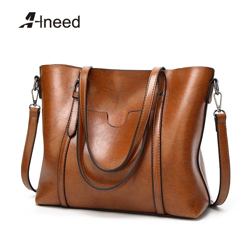 

ALNEED Casual Tote Women Leather Handbags Ladies Hand Bags Women Messenger Bags Luxury Crossbody Bags for Women 2021