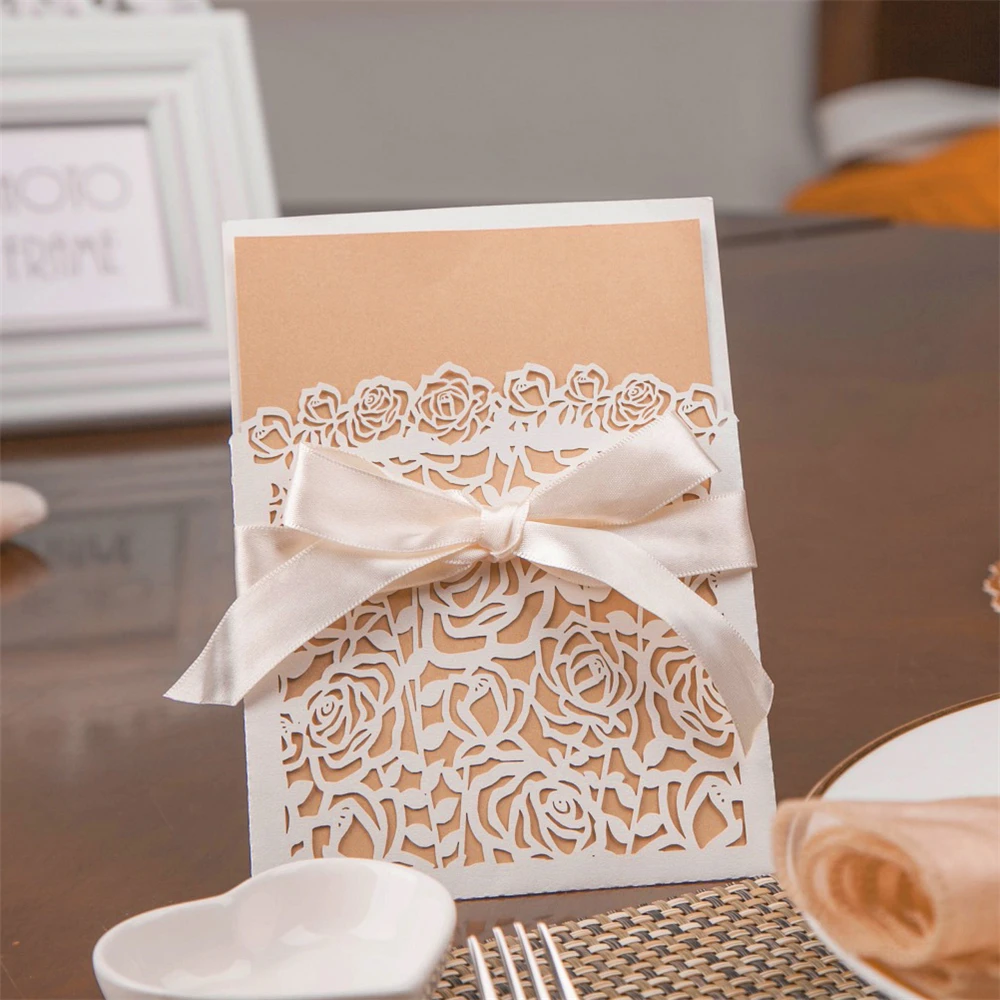 20 шт. декоративные бумажные открытки для приглашений на свадьбу | Дом и сад