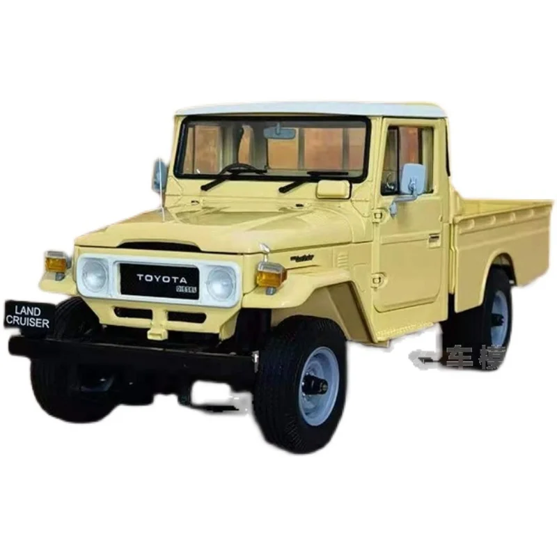

1/18 Toyota Land Cruiser LC40 пикап Land Cruiser внедорожник Внедорожник литье под давлением коллекционные модели автомобилей детские игрушки
